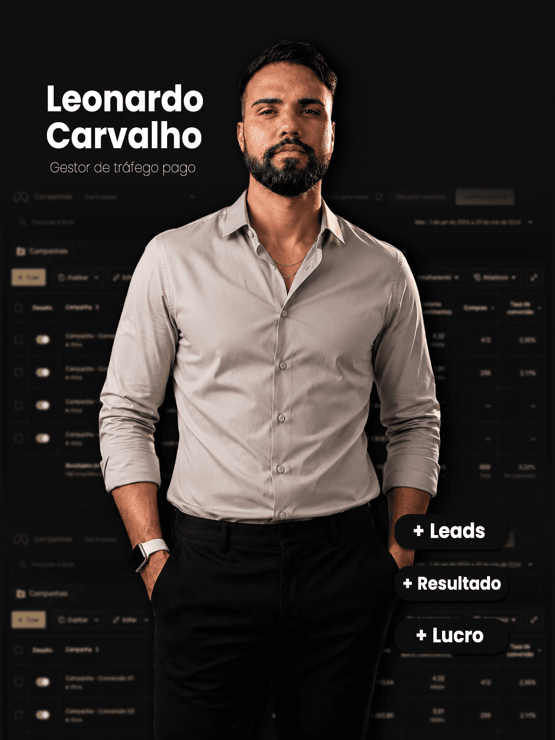 Leonardo Carvalho — Gestor de Tráfego e fundador da Evolv